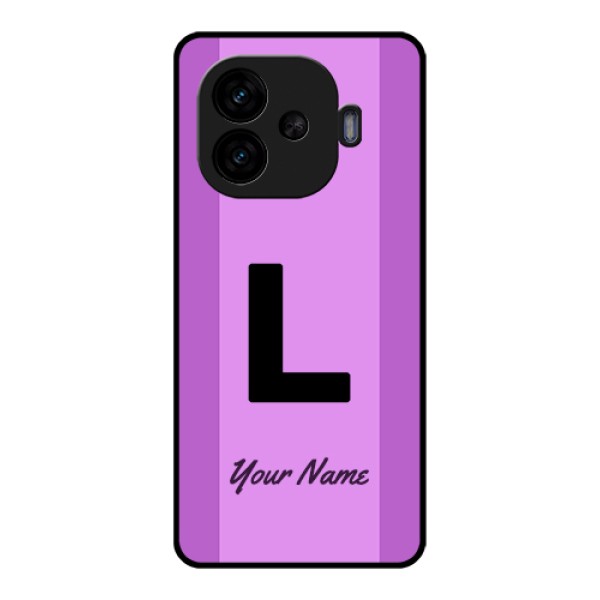 iQOO Neo 10R 5G Custom Glass Phone Case - Tricolor Custom Text Design iQOO Neo 10R 5G Custom Glass Phone Case - Tricolor Custom Text Design