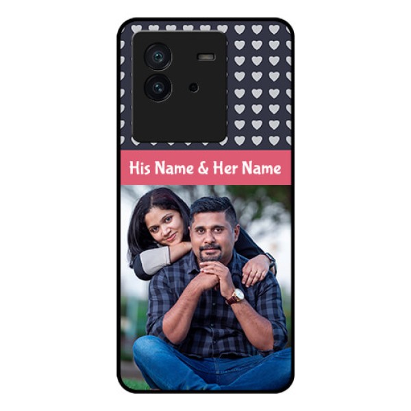 iQOO Neo 6 5G Custom Glass Mobile Case - Love Symbols Design