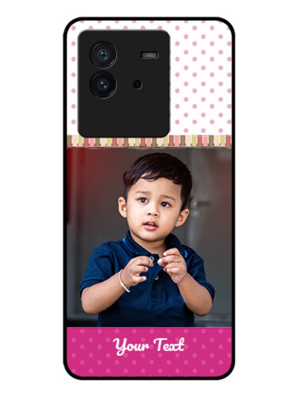 Custom iQOO Neo 6 5G Photo Printing on Glass Case - Cute Girls Cover Design