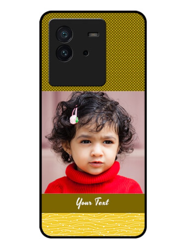 Custom iQOO Neo 6 5G Custom Glass Phone Case - Simple Green Color Design
