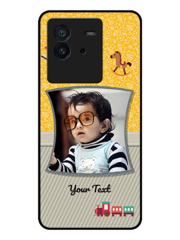 Custom iQOO Neo 6 5G Personalized Glass Phone Case - Baby Picture Upload Design