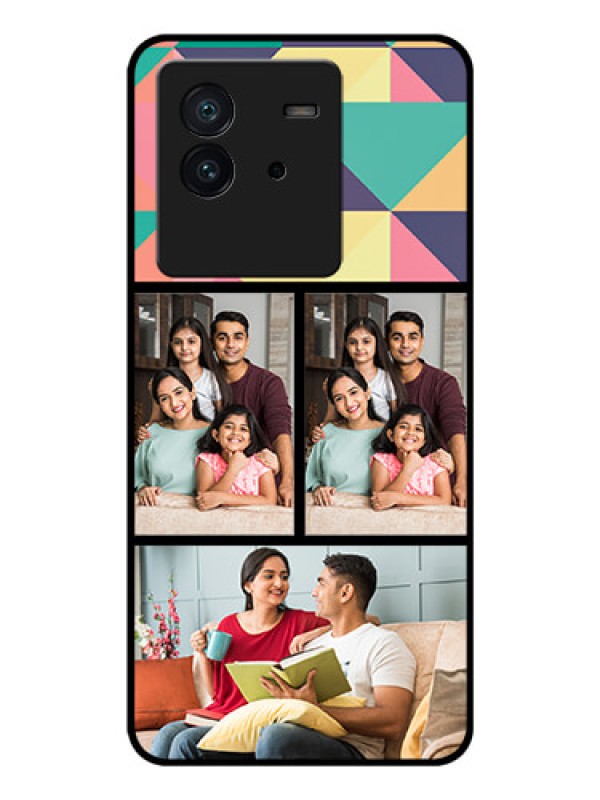 Custom iQOO Neo 6 5G Custom Glass Phone Case - Bulk Pic Upload Design