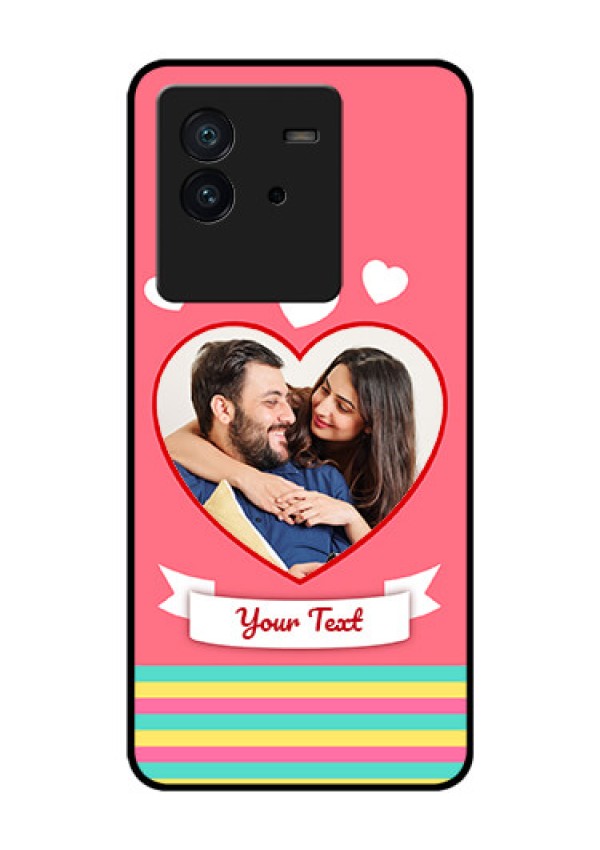 iQOO Neo 6 5G Photo Printing on Glass Case - Love Doodle Design