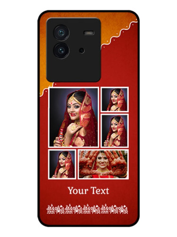 Custom iQOO Neo 6 5G Personalized Glass Phone Case - Wedding Pic Upload Design