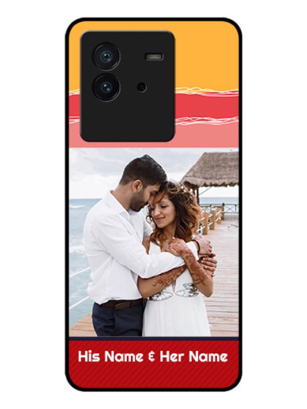 Custom iQOO Neo 6 5G Custom Glass Mobile Case - Colorful Case Design