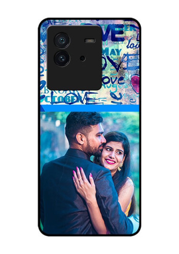 iQOO Neo 6 5G Custom Glass Mobile Case - Colorful Love Design