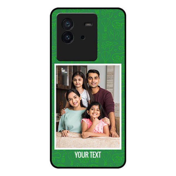iQOO Neo 6 5G Personalized Glass Phone Case - Picture Upload Design