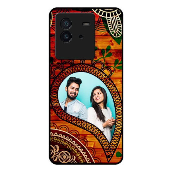 iQOO Neo 6 5G Personalized Glass Phone Case - Abstract Colorful Design