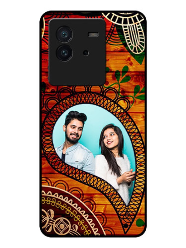 Custom iQOO Neo 6 5G Personalized Glass Phone Case - Abstract Colorful Design