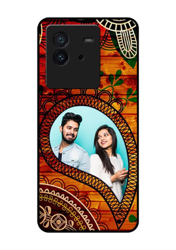 iQOO Neo 6 5G Personalized Glass Phone Case - Abstract Colorful Design