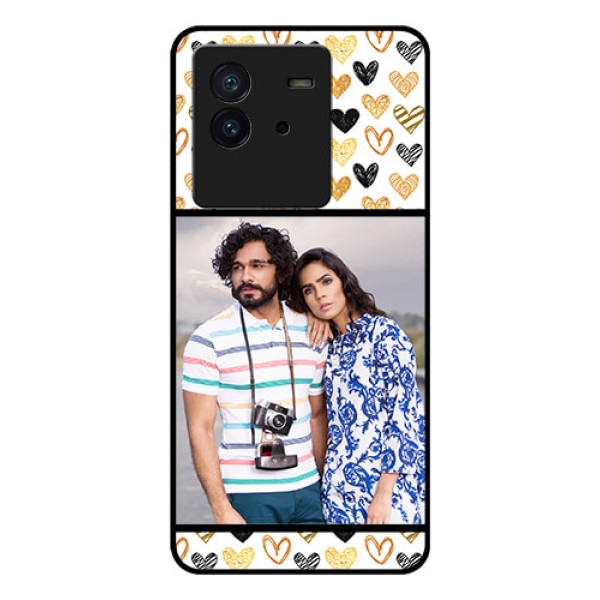 iQOO Neo 6 5G Photo Printing on Glass Case - Love Symbol Design