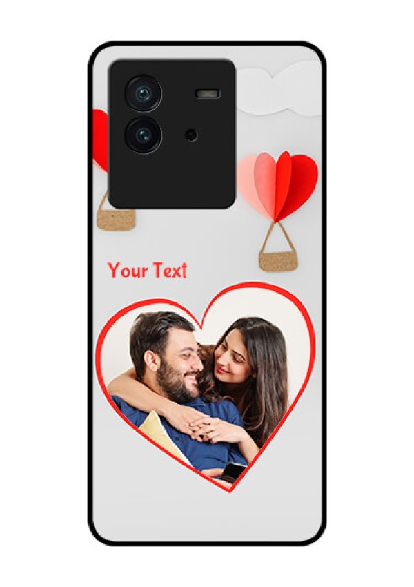 iQOO Neo 6 5G Custom Glass Mobile Case - Parachute Love Design