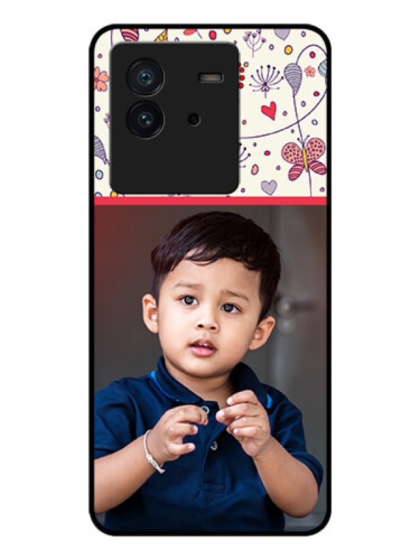 Custom iQOO Neo 6 5G Custom Glass Mobile Case - Premium Floral Design