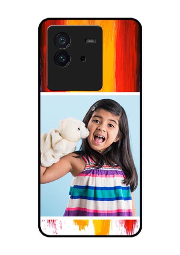iQOO Neo 6 5G Personalized Glass Phone Case - Multi Color Design