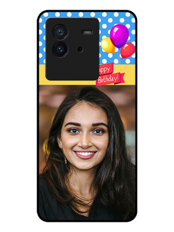 Custom iQOO Neo 6 5G Custom Glass Mobile Case - Happy Birthday Design