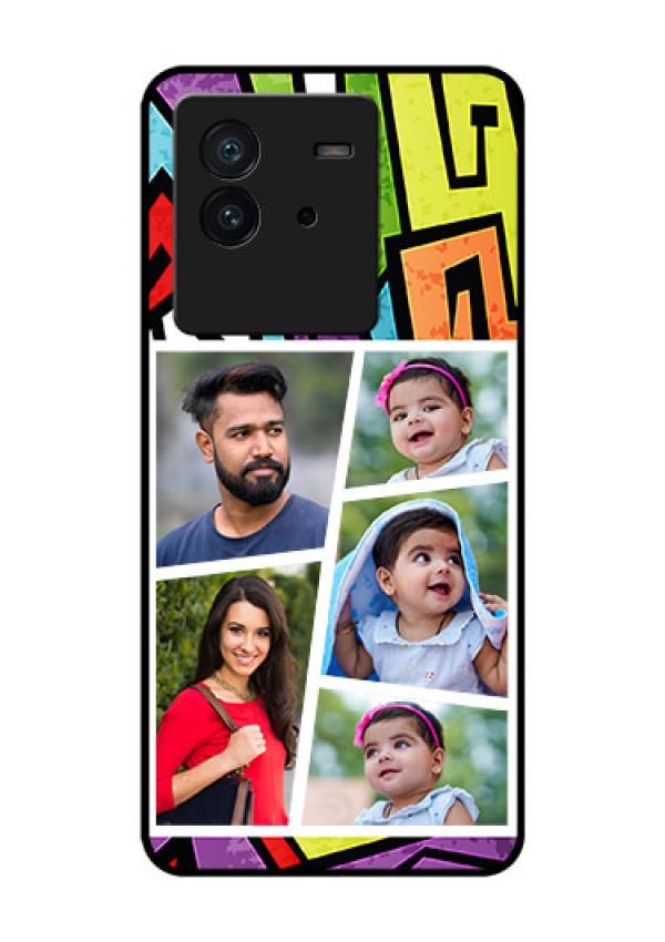 iQOO Neo 6 5G Custom Glass Phone Case - Graffiti pattern Design