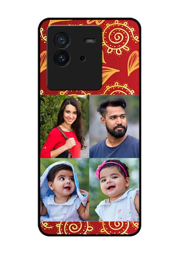 iQOO Neo 6 5G Photo Printing on Glass Case - 4 Image Traditional Design