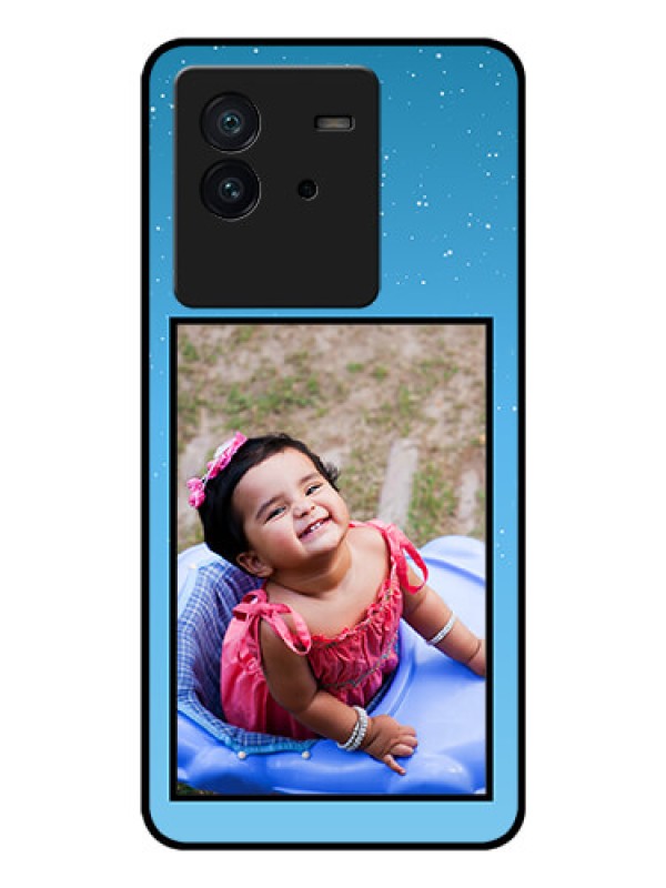 Custom iQOO Neo 6 5G Custom Glass Mobile Case - Wave Pattern Colorful Design