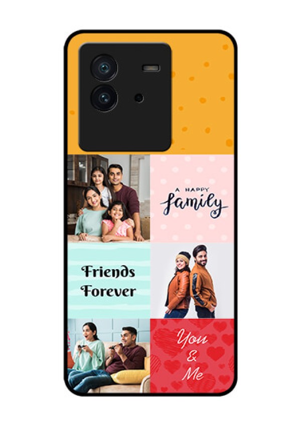 iQOO Neo 6 5G Personalized Glass Phone Case - Images with Quotes Design