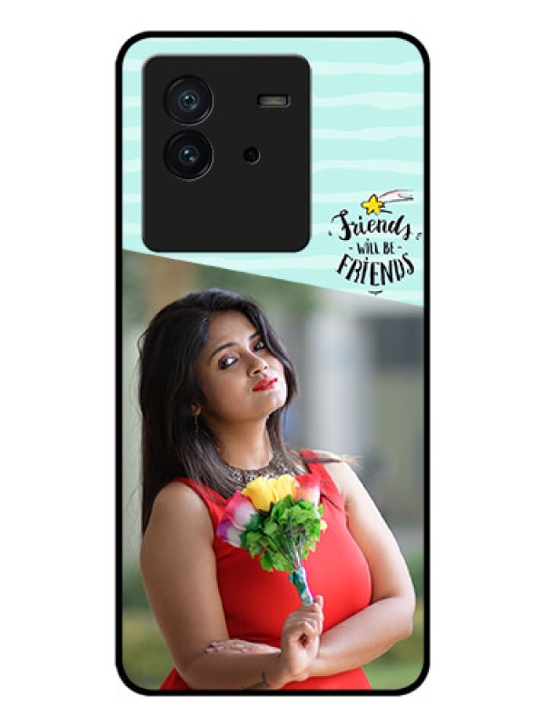 Custom iQOO Neo 6 5G Custom Glass Phone Case - Friends Picture Icon Design