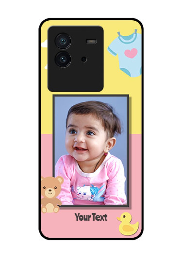 iQOO Neo 6 5G Photo Printing on Glass Case - Kids 2 Color Design