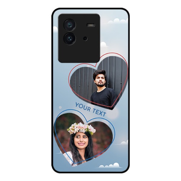 iQOO Neo 6 5G Custom Glass Mobile Case - Blue Color Couple Design