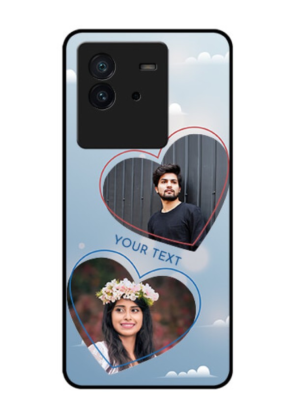 iQOO Neo 6 5G Custom Glass Mobile Case - Blue Color Couple Design