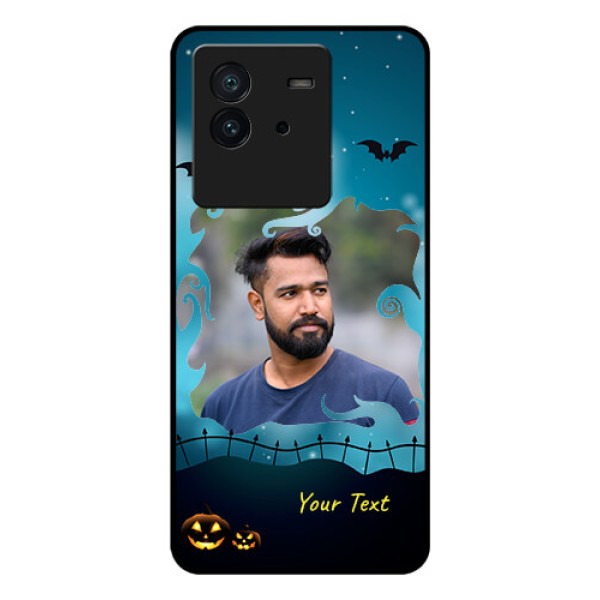 iQOO Neo 6 5G Custom Glass Phone Case - Halloween frame design