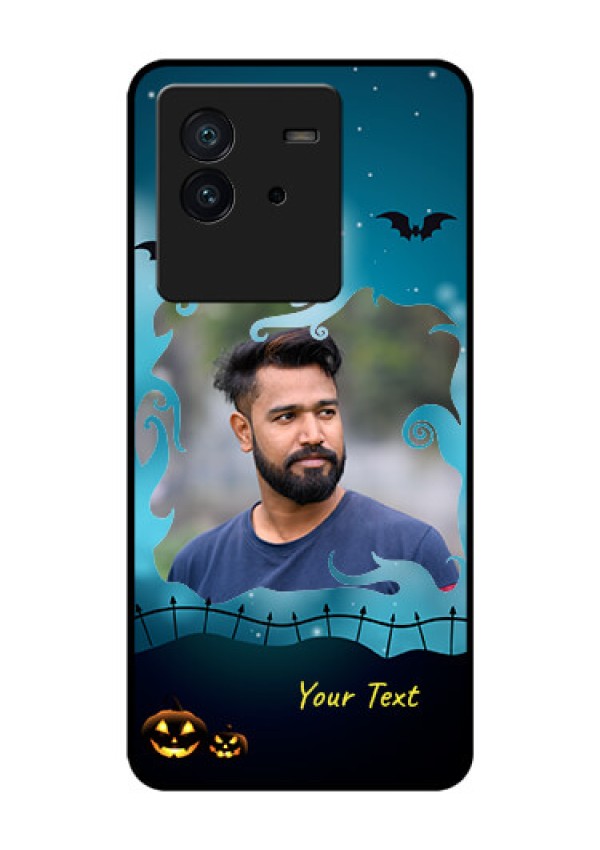 iQOO Neo 6 5G Custom Glass Phone Case - Halloween frame design