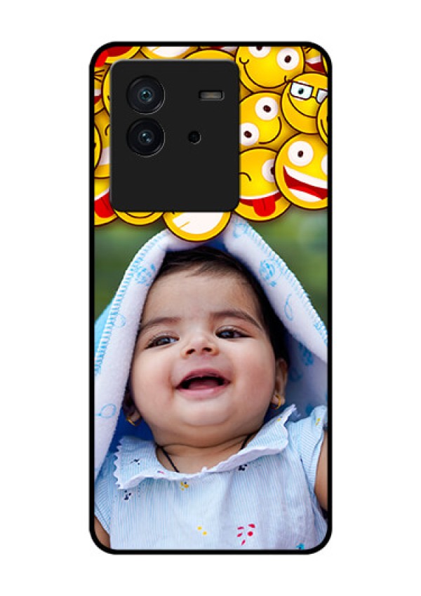 iQOO Neo 6 5G Custom Glass Mobile Case - with Smiley Emoji Design