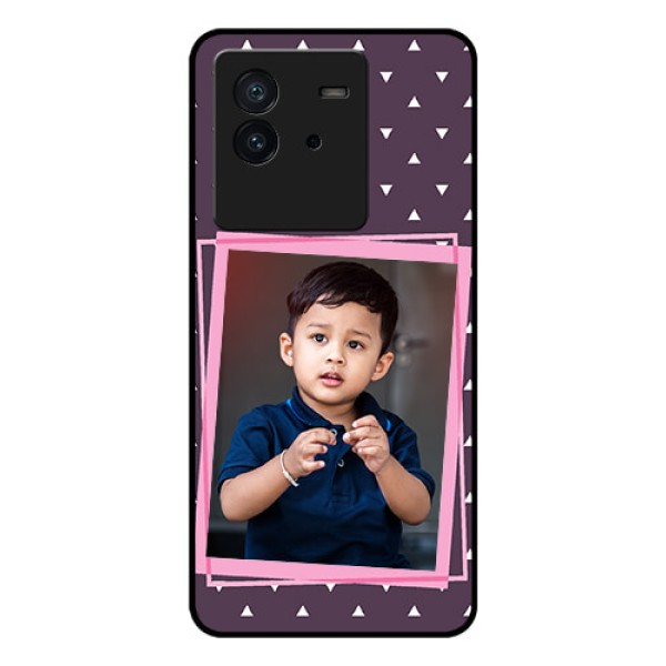 iQOO Neo 6 5G Custom Glass Mobile Case - Triangle Pattern Dotted Design iQOO Neo 6 5G Custom Glass Mobile Case - Triangle Pattern Dotted Design