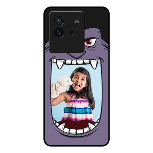 iQOO Neo 6 5G Custom Glass Phone Case - Angry Monster Design