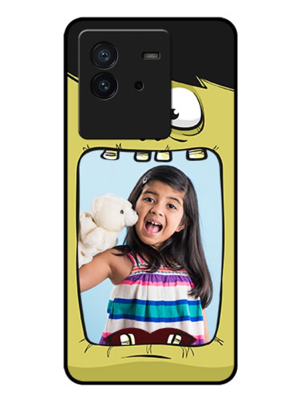 Custom iQOO Neo 6 5G Personalized Glass Phone Case - Cartoon monster back case Design