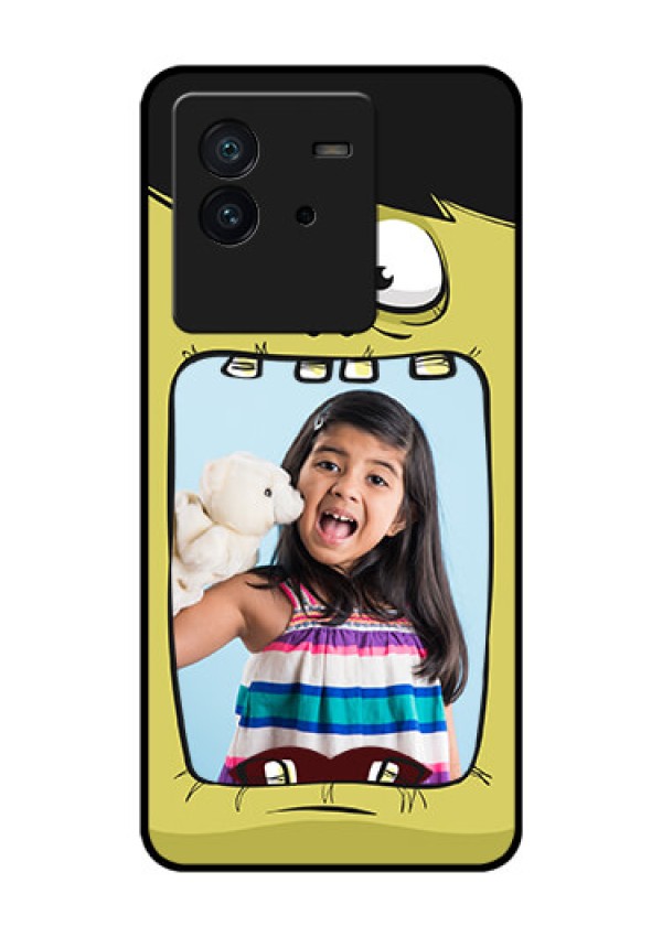 iQOO Neo 6 5G Personalized Glass Phone Case - Cartoon monster back case Design