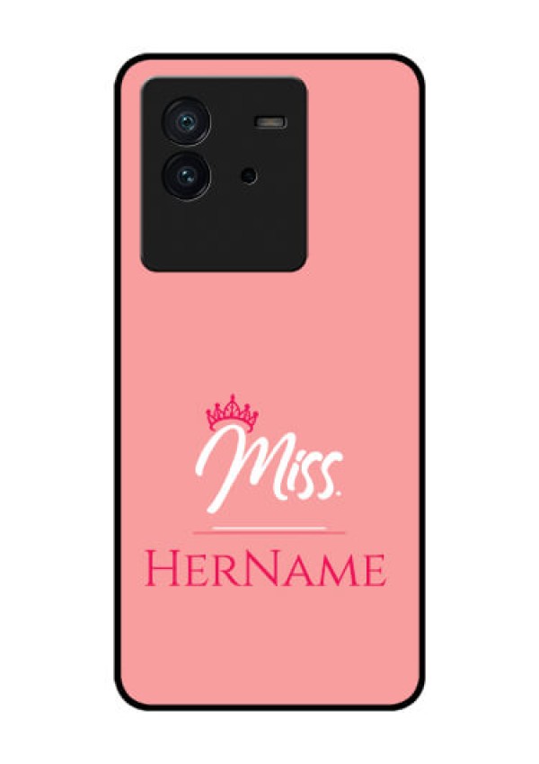 iQOO Neo 6 5G Custom Glass Phone Case Mrs with Name