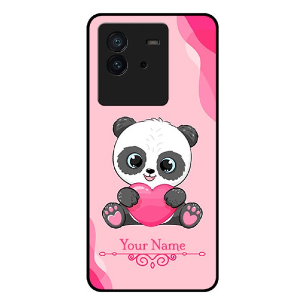 iQOO Neo 6 5G Custom Glass Mobile Case - Cute Panda Design