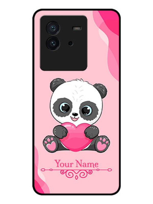 Custom iQOO Neo 6 5G Custom Glass Mobile Case - Cute Panda Design