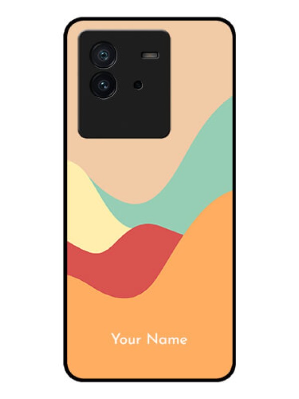 Custom iQOO Neo 6 5G Personalized Glass Phone Case - Ocean Waves Multi-colour Design