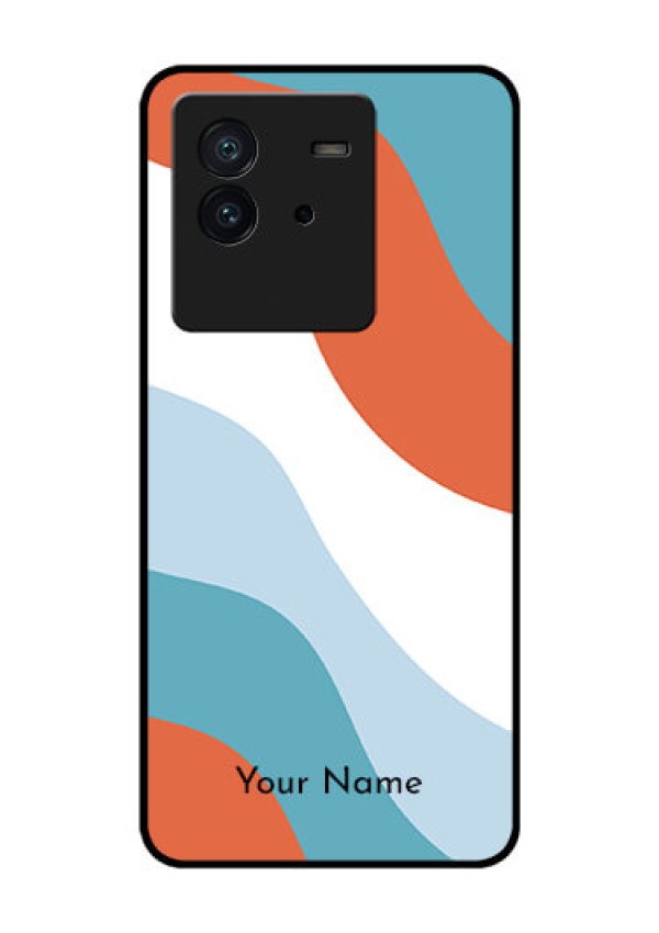 iQOO Neo 6 5G Custom Glass Mobile Case - coloured Waves Design