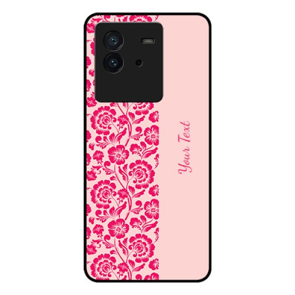 iQOO Neo 6 5G Custom Glass Phone Case - Attractive Floral Pattern Design iQOO Neo 6 5G Custom Glass Phone Case - Attractive Floral Pattern Design