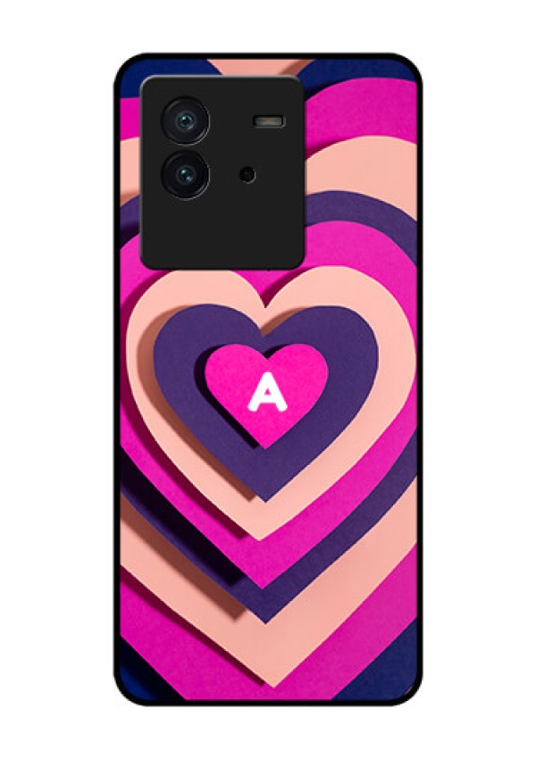 iQOO Neo 6 5G Custom Glass Mobile Case - Cute Heart Pattern Design