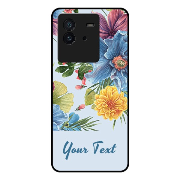 iQOO Neo 6 5G Custom Glass Mobile Case - Stunning Watercolored Flowers Painting Design iQOO Neo 6 5G Custom Glass Mobile Case - Stunning Watercolored Flowers Painting Design