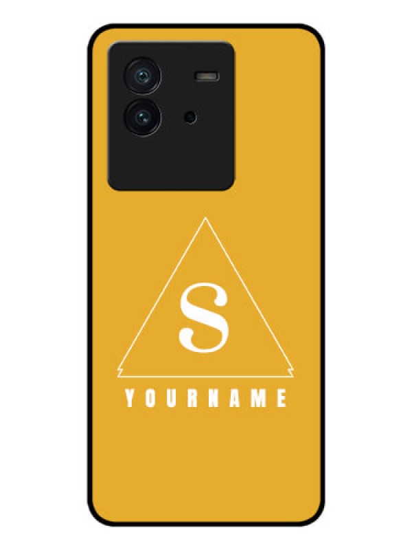 Custom iQOO Neo 6 5G Personalized Glass Phone Case - simple triangle Design