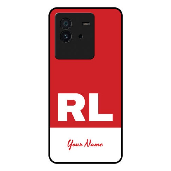 iQOO Neo 6 5G Personalized Glass Phone Case - dual tone custom text Design iQOO Neo 6 5G Personalized Glass Phone Case - dual tone custom text Design