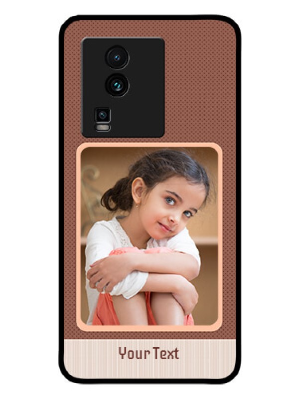 Custom iQOO Neo 7 5G Custom Glass Phone Case - Simple Pic Upload Design