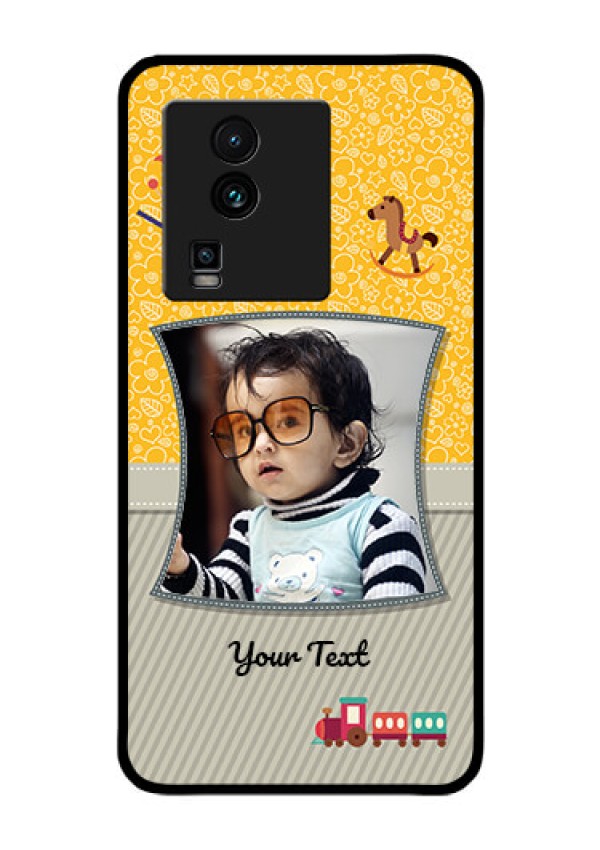 iQOO Neo 7 5G Personalized Glass Phone Case - Baby Picture Upload Design