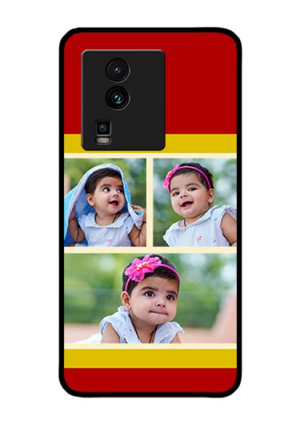 iQOO Neo 7 5G Custom Glass Mobile Case - Multiple Pic Upload Design
