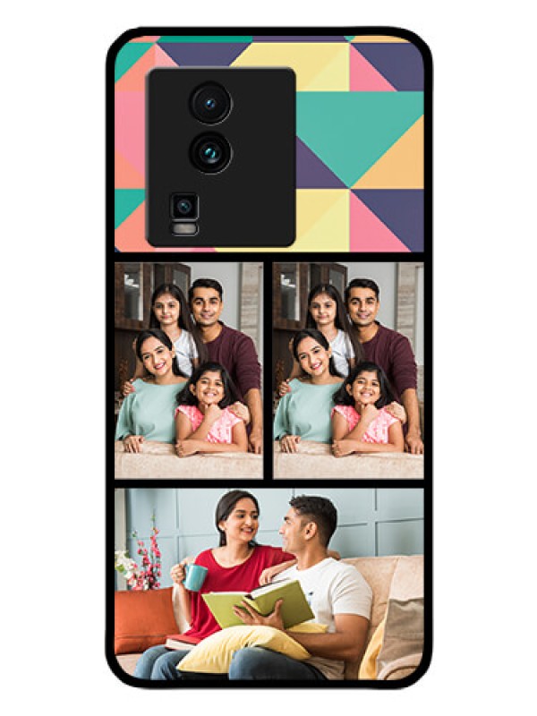 Custom iQOO Neo 7 5G Custom Glass Phone Case - Bulk Pic Upload Design