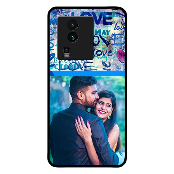 iQOO Neo 7 5G Custom Glass Mobile Case - Colorful Love Design