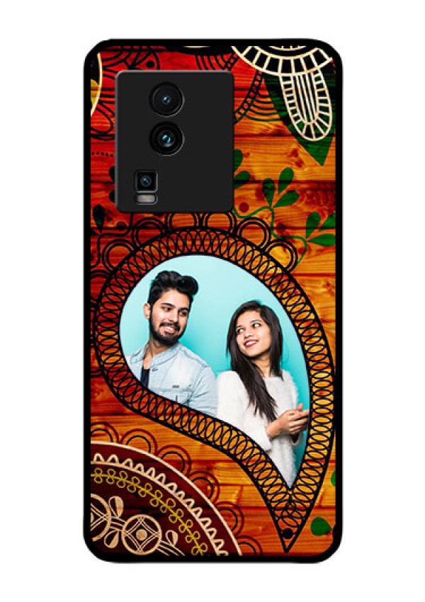 iQOO Neo 7 5G Personalized Glass Phone Case - Abstract Colorful Design